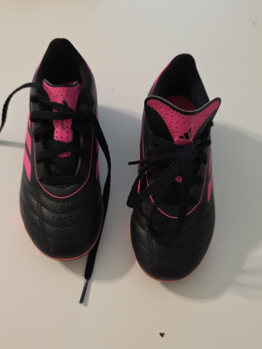 adidas Kids Black and Pink Sneakers
